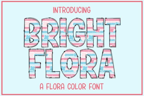 Bright Flora: Elevating Designs with Vibrant Typography