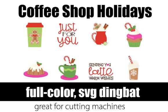 Coffee Shop Holidays: A Festive Design Asset