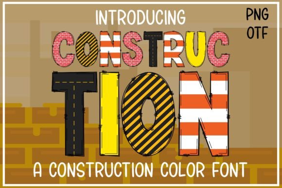 Construction: A Dynamic Color Font for Modern Design