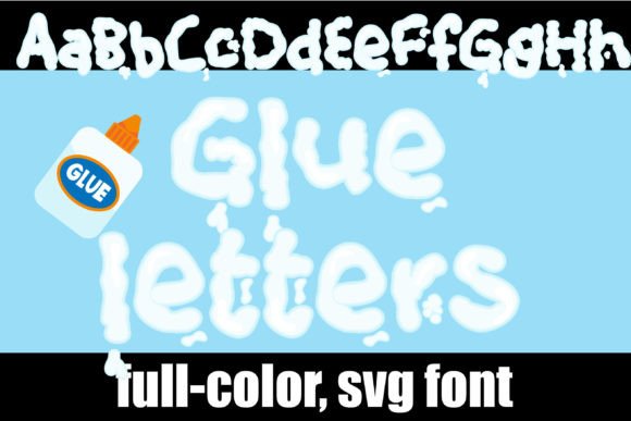 Glue Letters: A Unique Typography Asset for Creative Design
