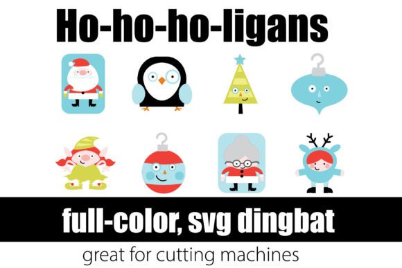 Ho Ho Ho Ligans: A Whimsical Dingbat Font for Modern Design