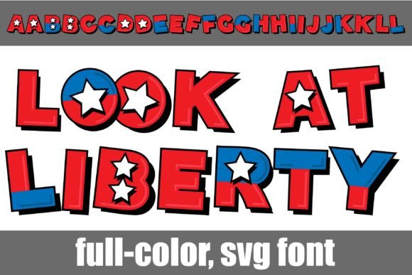 Look at Liberty: The Retro Color Font for Bold Branding