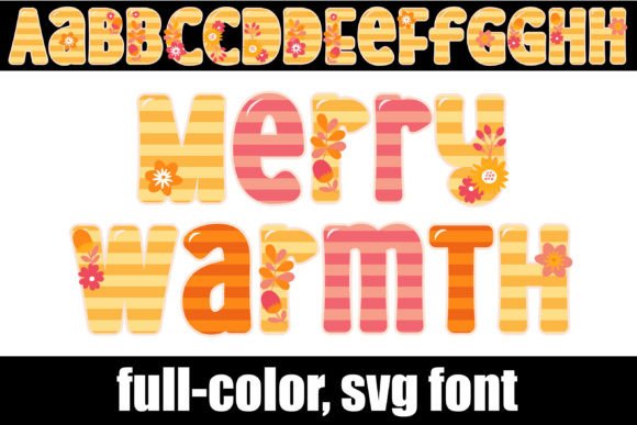 Merry Warmth: Elevating Design with Colorful Typography