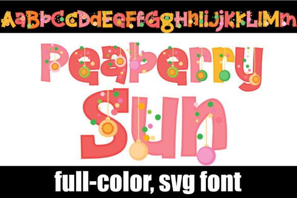 Peaberry Sun: A Vibrant Color Font for Modern Design