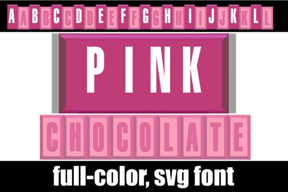 Pink Chocolate: A Sweet Treat for Modern Typography