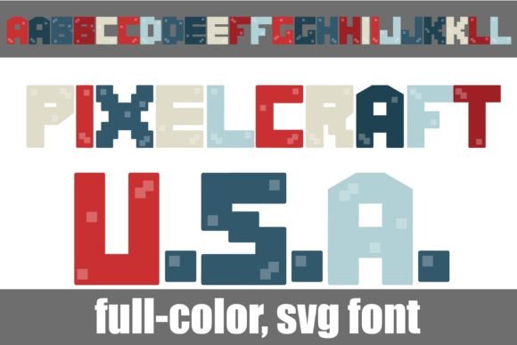 Pixelcraft Usa: Vibrant Typography for Modern Design