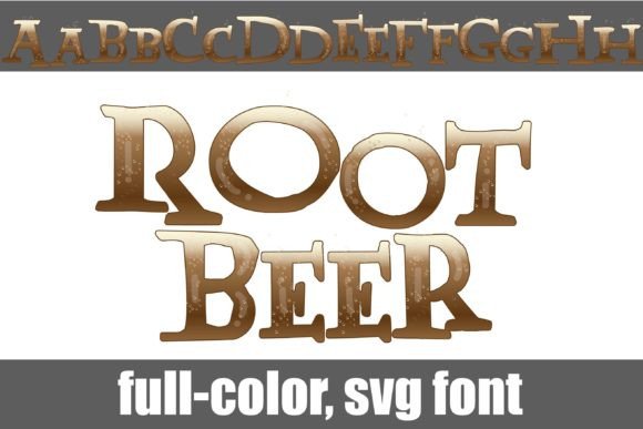 Root Beer Font: Bubbly Typography for Bold Designs
