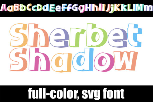 Sherbet Shadow: A Modern Typography Solution for Vibrant Branding