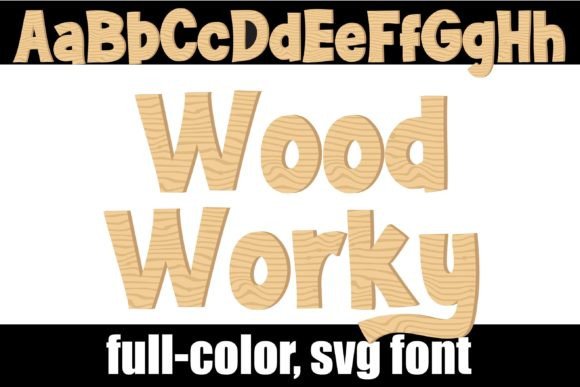 Wood Worky: Elevating Design with a Handcrafted Font